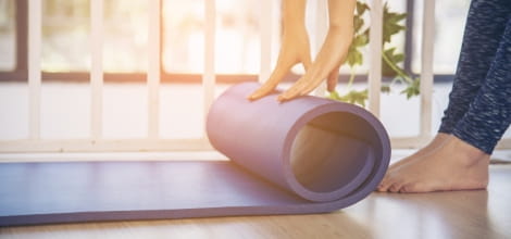 Yoga mat health and wellbeing